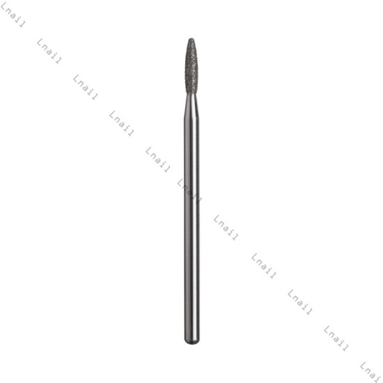 Diamantfräser Flamme Ø2,1 mm Blauer Ring AL 8,0 mm