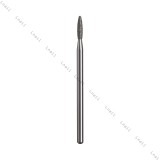 Diamond Bit Flame Ø2.1 mm Blue Ring WL 8.0 mm – Nail Drill Bit