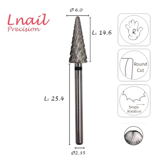 ree Fräser 6,0 mm Extra Grob – Super Cut Hartmetall