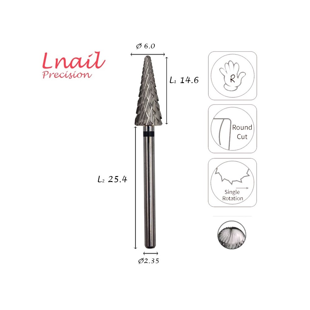 ree Fräser 6,0 mm Extra Grob – Super Cut Hartmetall