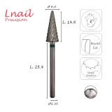 La Punta Tree Shape 6,0 mm Grossa Super Cut è progettata per rimozione veloce e controllata di materiali artificiali. Combina ab