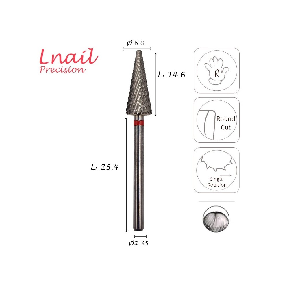 Fresa Albero 6,0 mm – Fine Super Cut | Carburo Tungsteno