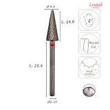 Fresa Carburo 6,0mm Fina Super Cut AL 14,6mm