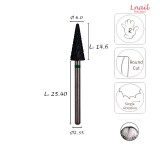 Fresa Carburo 6,0mm Grossa Taglio Incrociato DLC AL 14,6mm