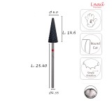 Carbide Cone Bit 6.0mm Fine Cross Cut DLC AL 14.6mm