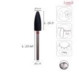 Hartmetall Flamme 6,0 mm Fein Kreuzverzahnung DLC AL 16,0 mm L/R