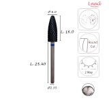 Фреза Пламя 6,0мм Средняя крестовая DLC AL 16,0мм L/R