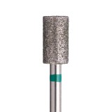 Diamond Bit Cylinder Ø5.0mm Green Ring – Nail Drill Bit