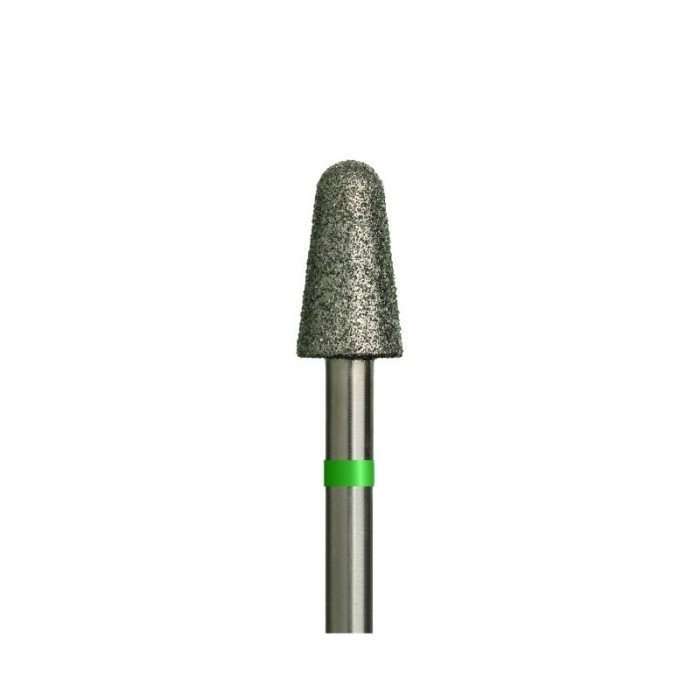 Diamond Bit Cone Ø5.0mm Green Ring – Nail Drill Bit
