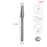 Hartmetall Konus 4,0 mm Fein Kreuzverzahnung AL 12,7 mm