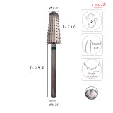 Fresa Volcano 7,0mm Grossa Taglio Longitudinale LL 15,0mm