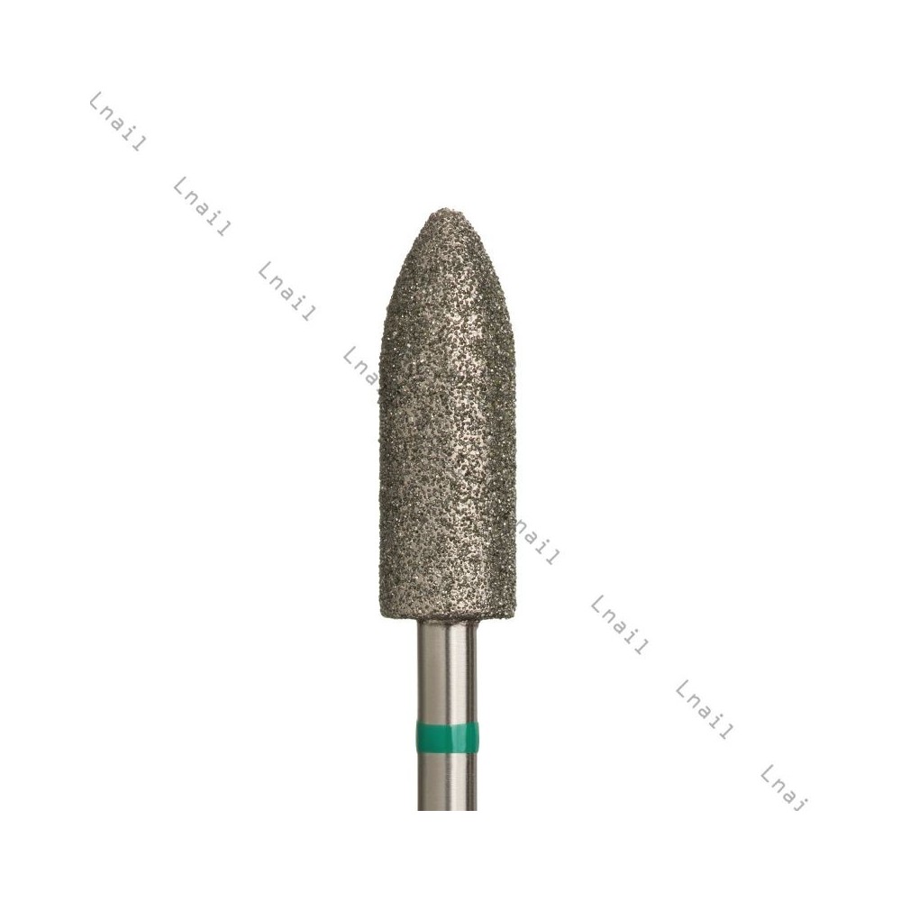 Diamond Bit Bullet Ø5.0mm Green Ring WL 15.0mm