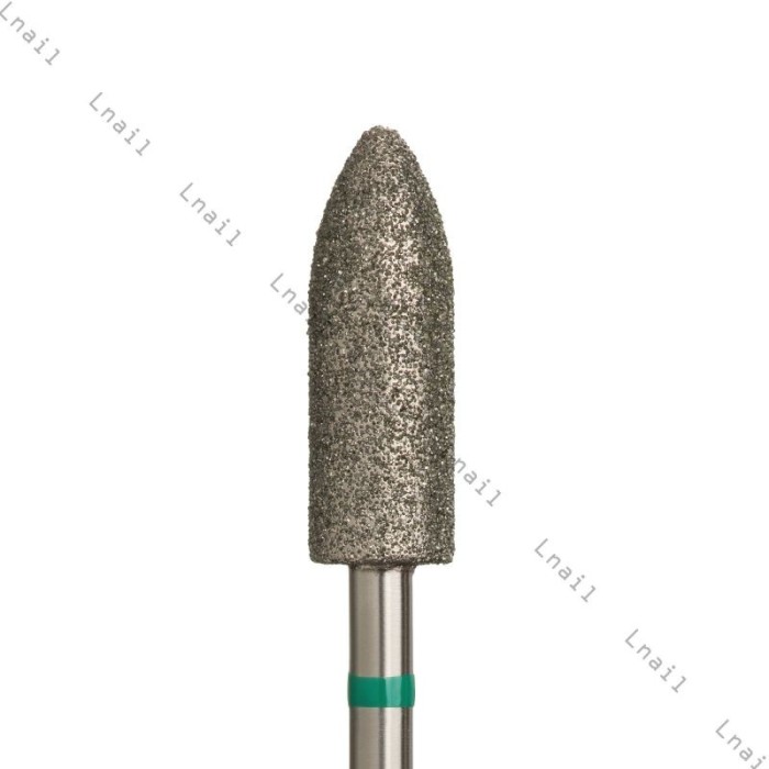 Diamond Bit Bullet Ø5.0mm Green Ring WL 15.0mm