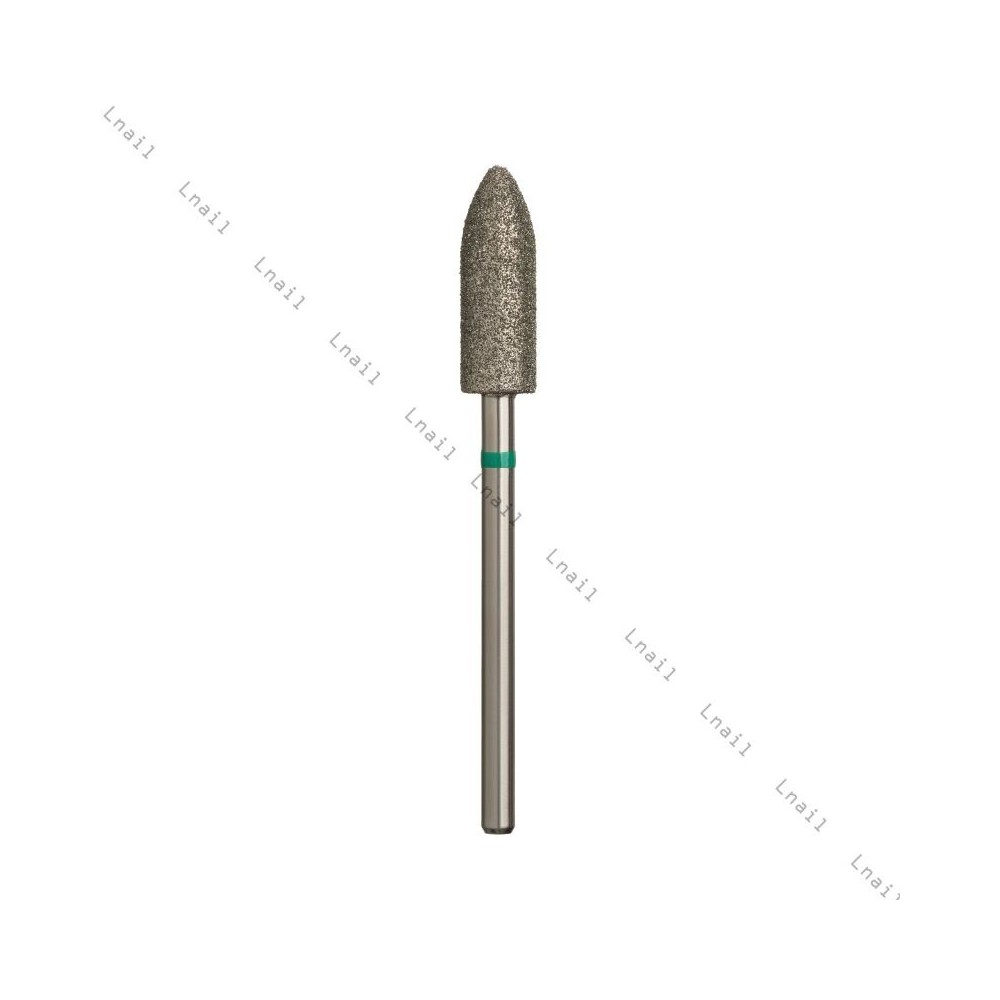 Diamond Bit Bullet Ø5.0mm Green Ring WL 15.0mm