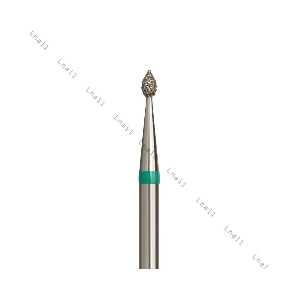 Diamond Bit Bud Ø1.6mm Green Ring – Nail Drill Bit