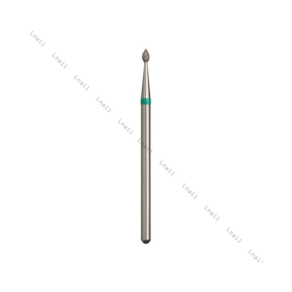 Diamond Bit Bud Ø1.6mm Green Ring – Nail Drill Bit