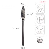 Fresa Mais 6,0mm Extra Grossa Taglio Longitudinale LL 14,5mm