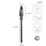 Fresa Maíz 6,0mm Fina Corte Longitudinal LT 14,5mm