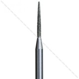 Diamantfräser Nadel Ø1,2mm Blauer Ring AL 10,0mm