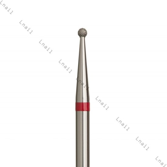 Fresa Diamante Sfera Ø1,4mm Anello Rosso