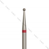 Fresa Diamante Sfera Ø1,4mm Anello Rosso