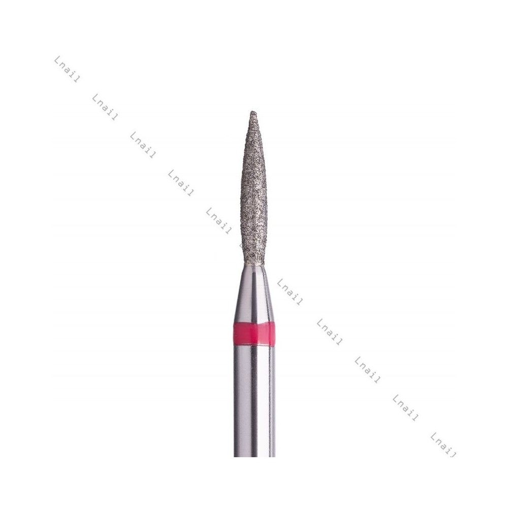 Diamond Bit Flame Ø1.4mm Red Ring WL 8.0mm