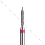 Diamond Bit Flame Ø1.4mm Red Ring WL 8.0mm