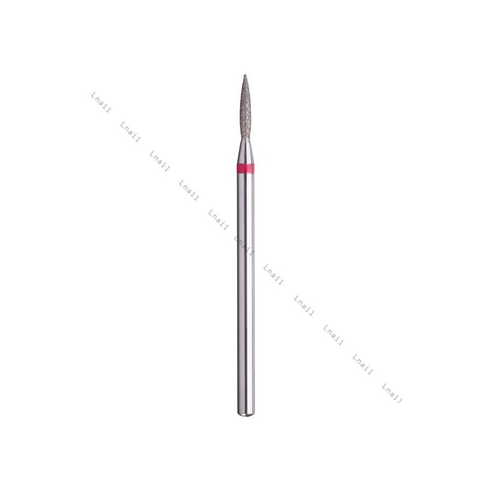 Fresa Diamante Llama Ø1,4mm Anillo Rojo LT 8,0mm