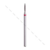 Fresa Diamante Fiamma Ø1,4mm Anello Rosso LL 8,0mm