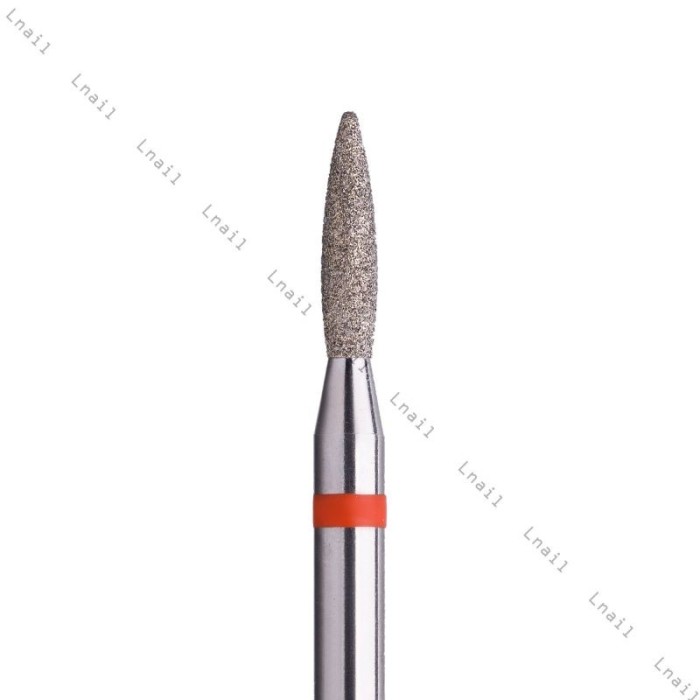 Fresa Diamante Fiamma Ø1,8mm Anello Rosso LL 8,0mm