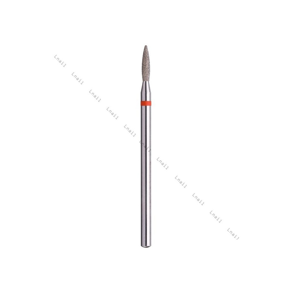 Diamond Bit Flame Ø1.8mm Red Ring WL 8.0mm