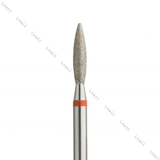 Fresa Diamante Llama Ø2,3mm Anillo Rojo LT 10,0mm