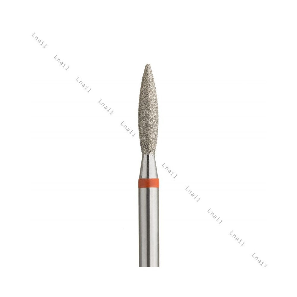 Fresa Diamante Llama Ø2,3mm Anillo Rojo LT 10,0mm