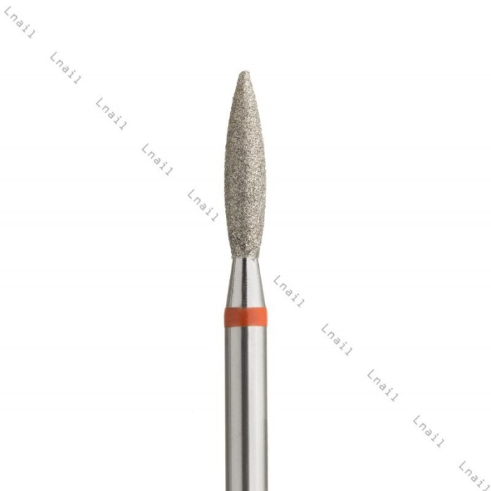 Fresa Diamante Llama Ø2,3mm Anillo Rojo LT 10,0mm