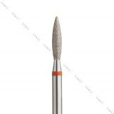 Fresa Diamante Fiamma Ø2,3mm Anello Rosso LL 10,0mm