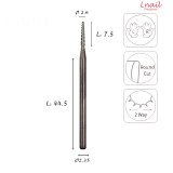 Fresa Cono 1,6mm Remove Ornaments Corte Cruzado LT 7,5mm L/R