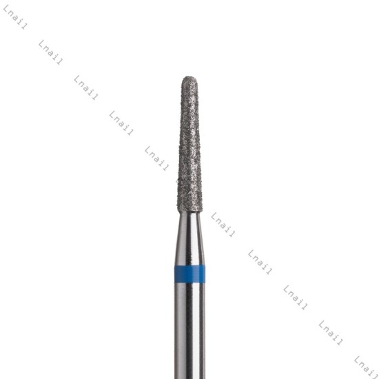 Diamantfräser Konus Ø2,1mm Blauer Ring AL 10,0mm