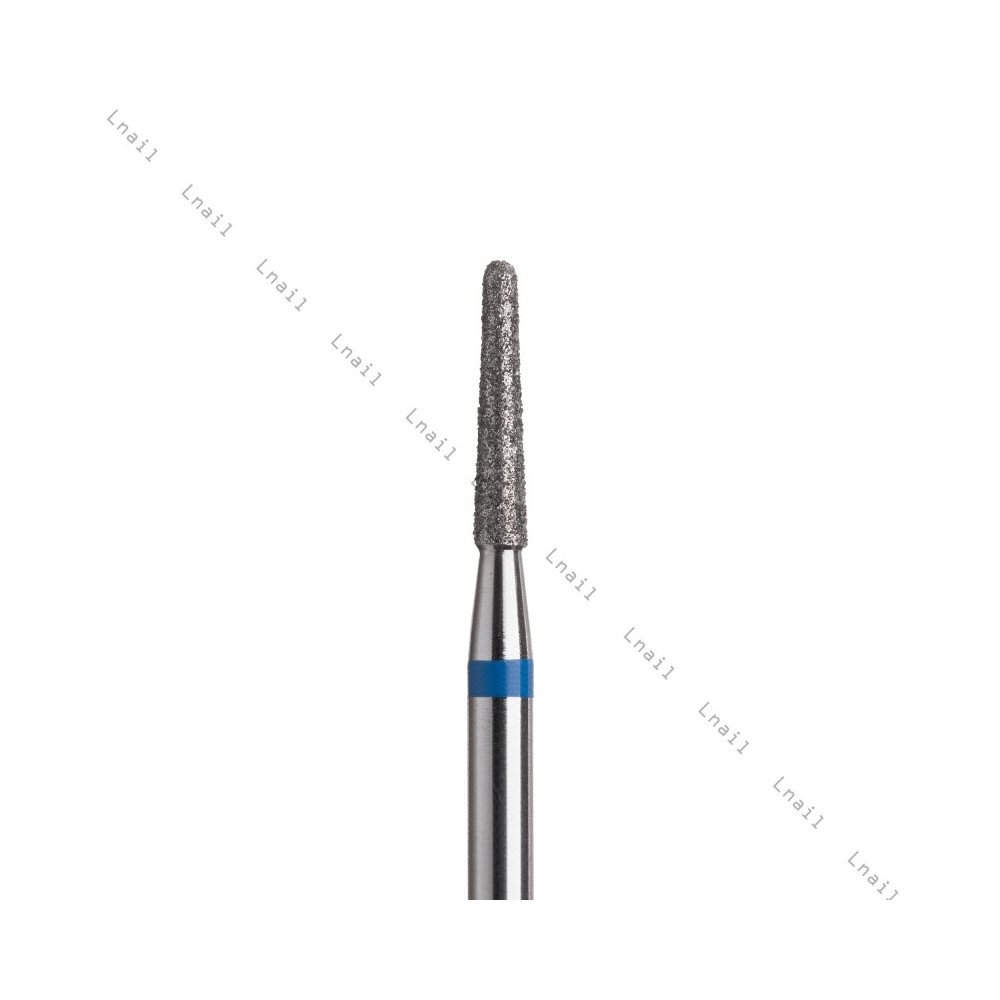 Fresa Diamante Cono Ø2,1mm Anello Blu LL 10,0mm