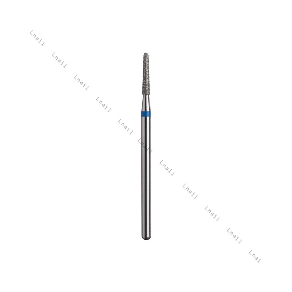 Fresa Diamante Cono Ø2,1mm Anello Blu LL 10,0mm