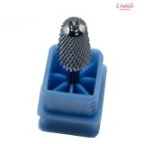 Carbide Cone Bit 6.6mm Medium Cross Cut WL 12.7mm L/R