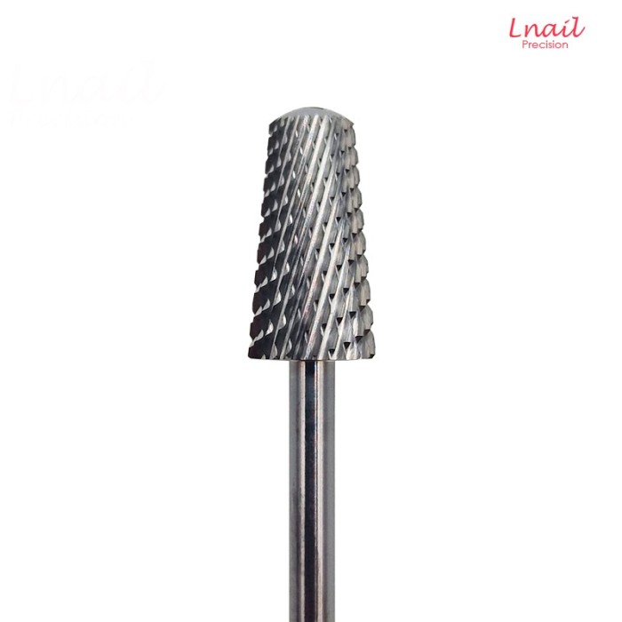 Carbide Cone Bit 6.6mm Medium Cross Cut WL 12.7mm L/R