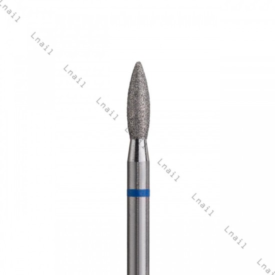 Diamond Bit Flame Ø2.5mm Blue Ring WL 8.0mm