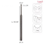 Carbide Corn Bit 1.6mm Coarse Straight Cut WL 2.6mm L/R