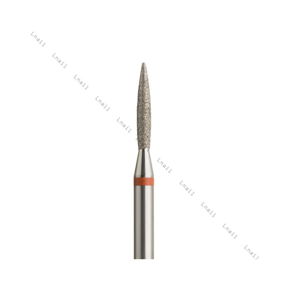 Diamond Bit Flame Ø1.6mm Red Ring WL 8.0mm