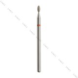 Fresa Diamante Oliva Ø1,8mm Anillo Rojo LT 4,5mm