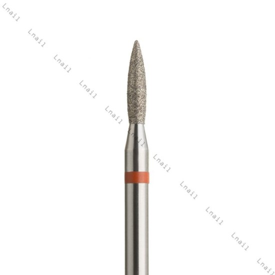 Fresa Diamante Fiamma Ø1,8mm Anello Rosso LL 8,0mm