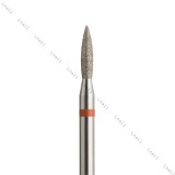 Diamantfräser Flamme Ø1,8mm Roter Ring AL 8,0mm