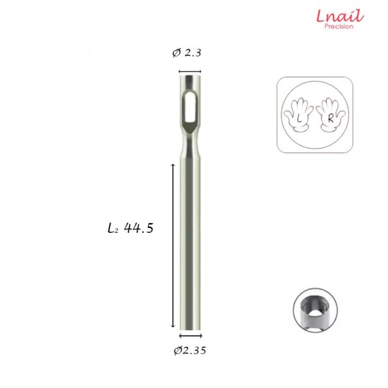 Fresa Hohlfräser 2,3mm L/R