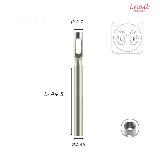 Fresa Hohlfräser 2,7mm L/R