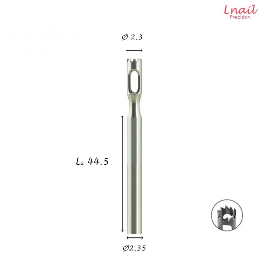 Hartmetall Hohlfräser Gezahnt 2,3 mm
